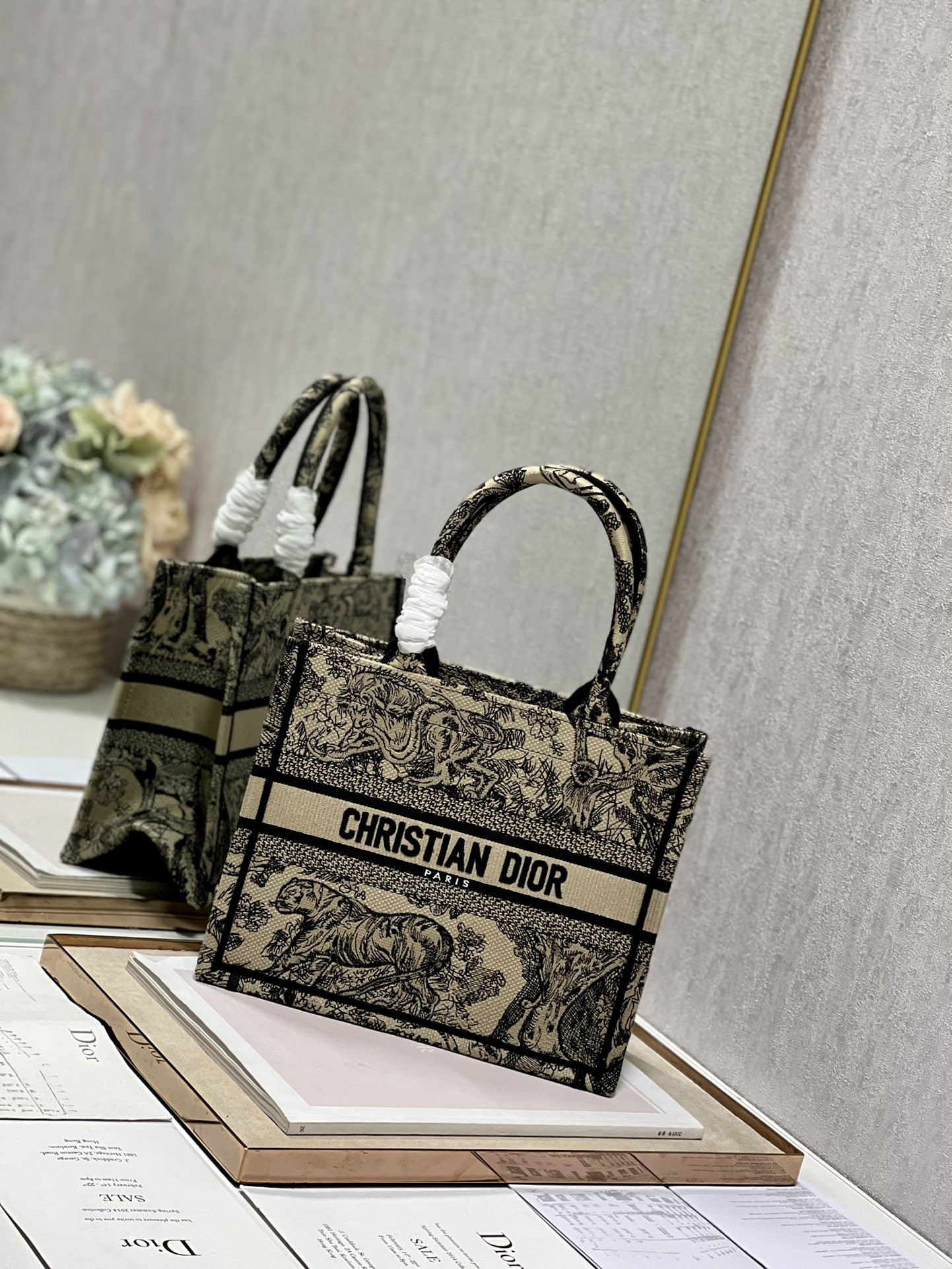 Small Dior Book Tote