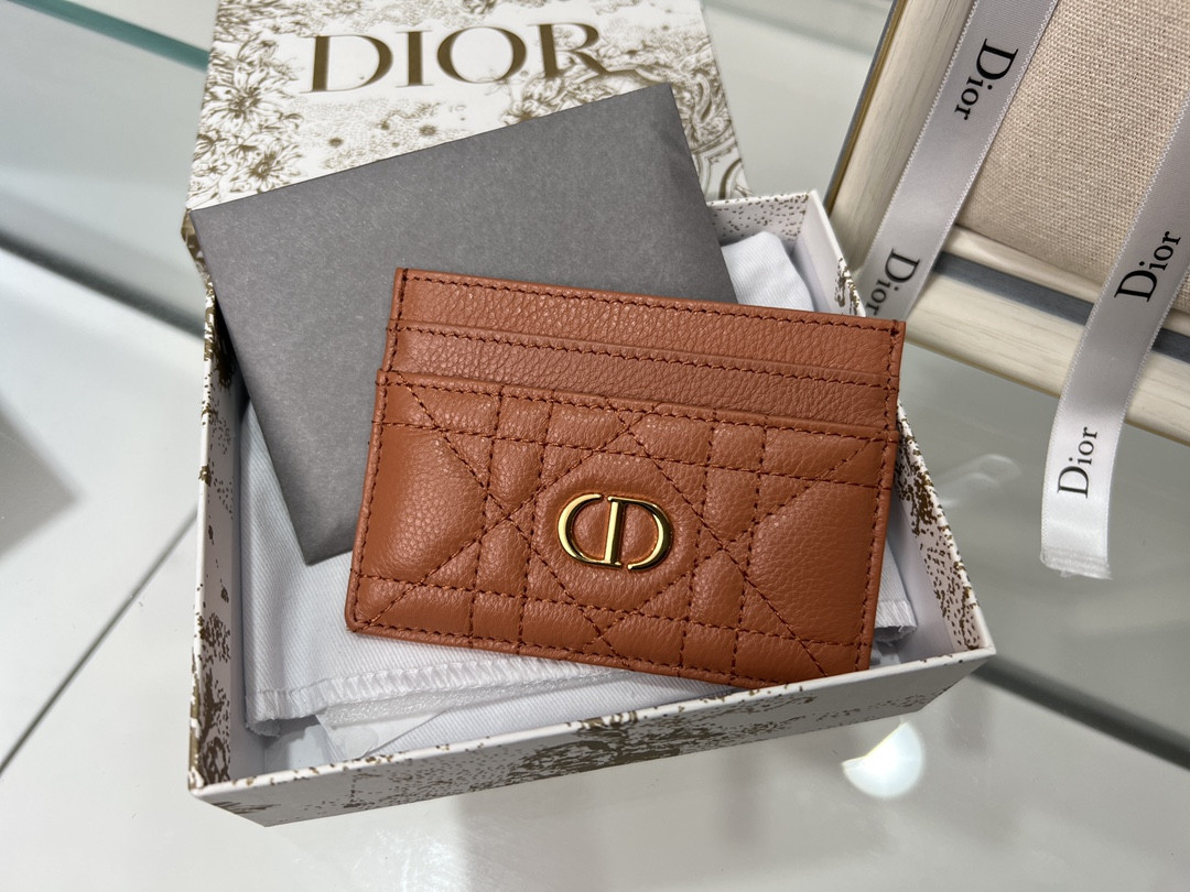 Dior Caro Five-slot Card Holder