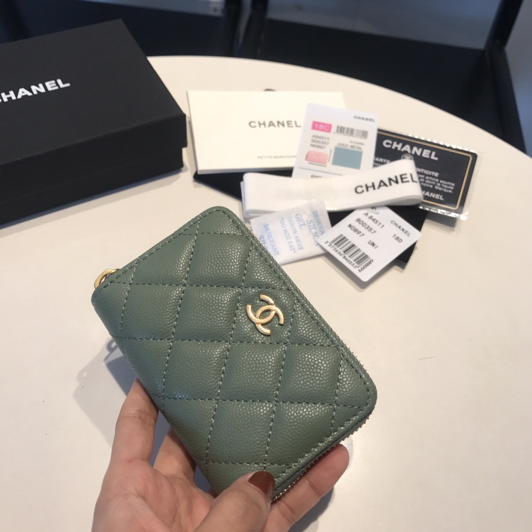 Chanle Zipped Wallet