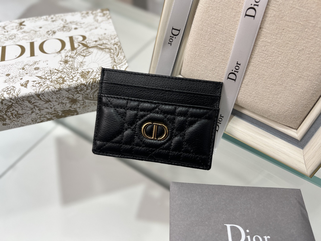 Dior Caro Five-slot Card Holder