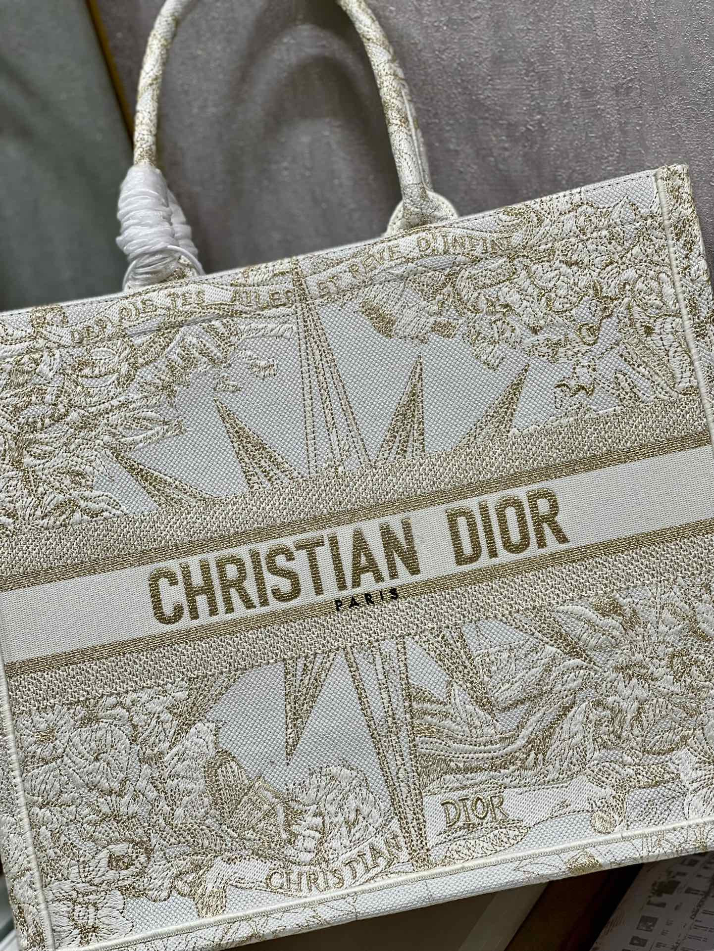 Large Dior Book Tote