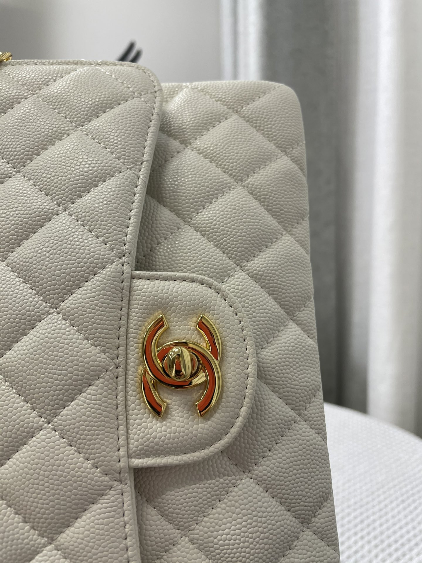 Chanle Small Classic Handbag Gold Hardware