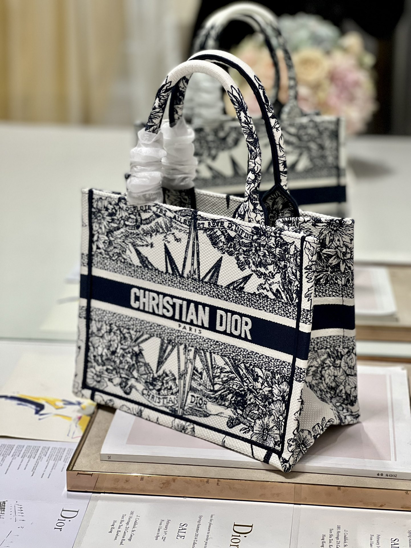 Small Dior Book Tote