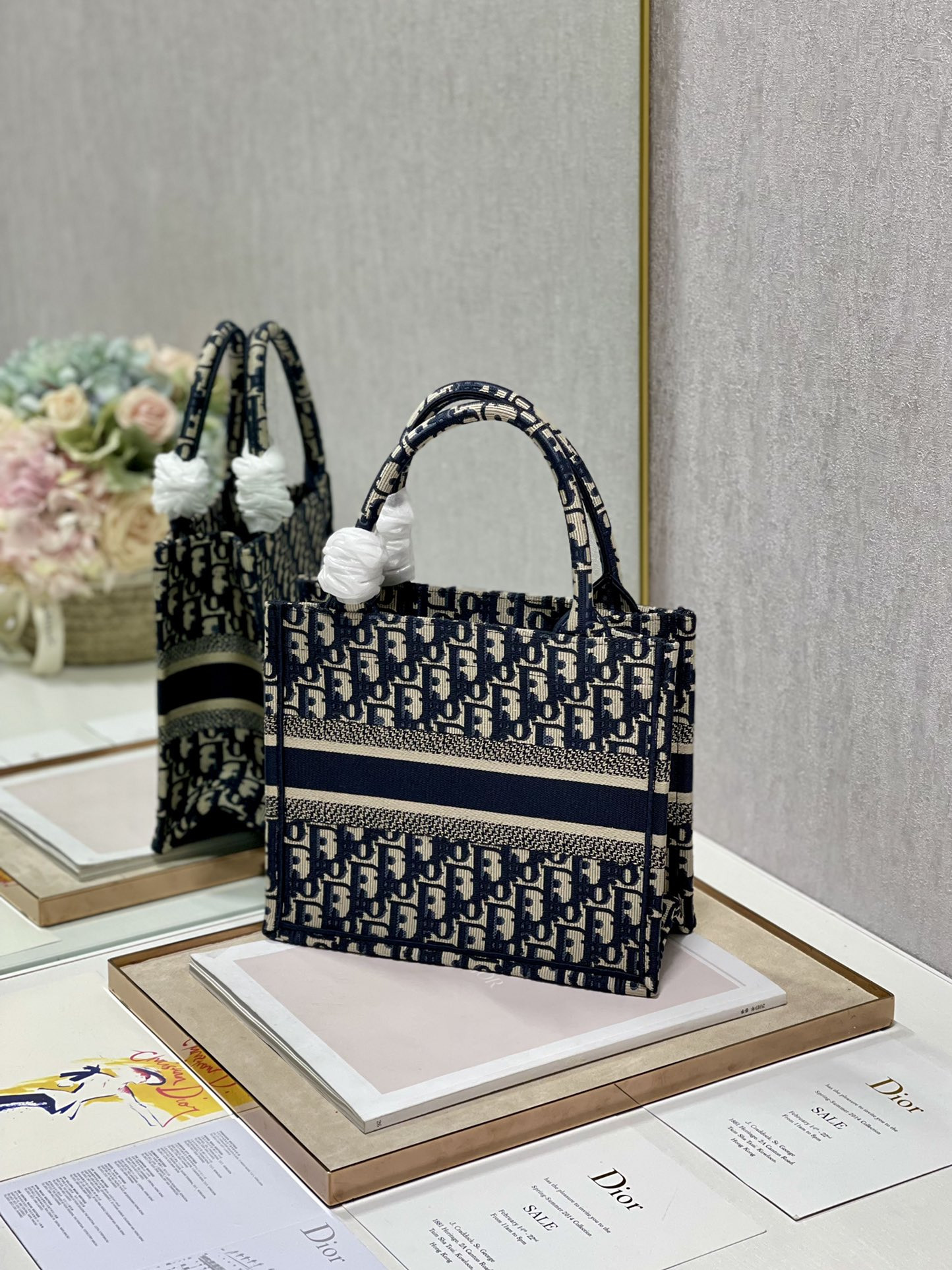 Small Dior Book Tote