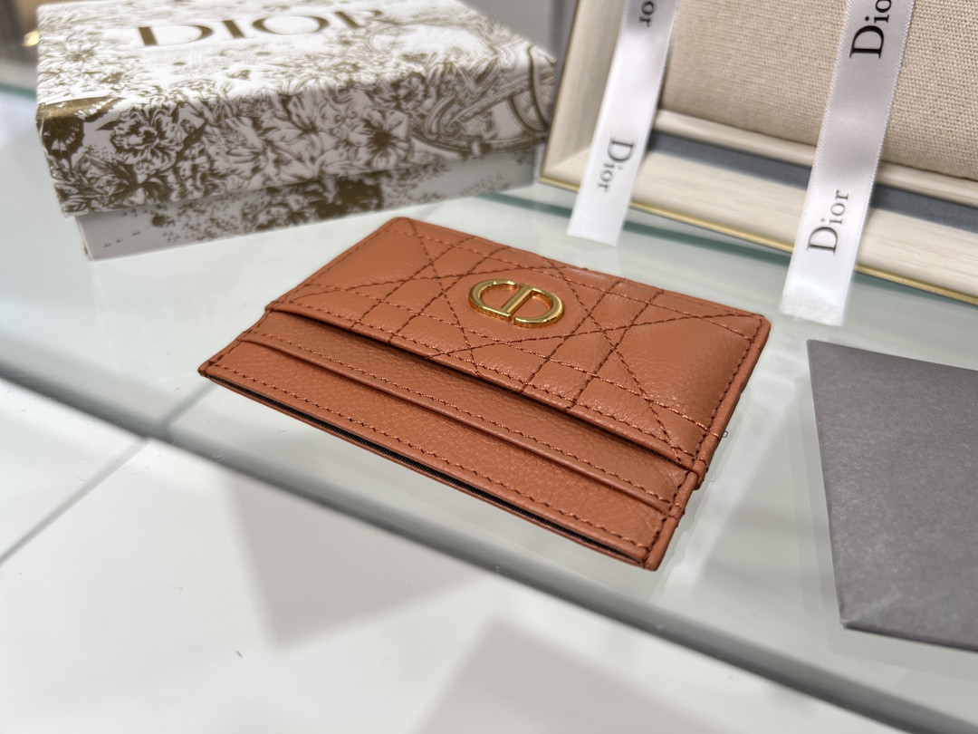 Dior Caro Five-slot Card Holder