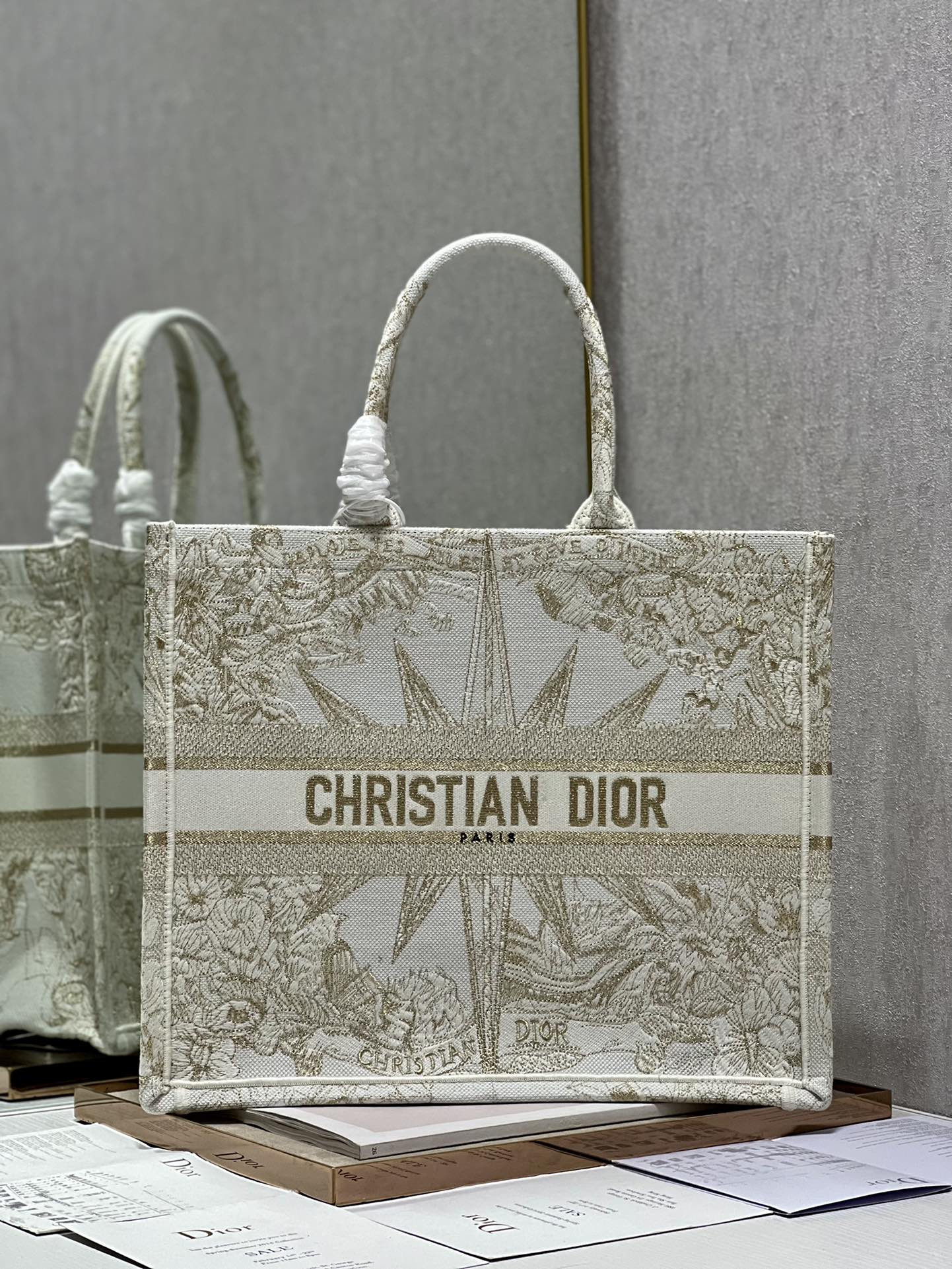 Large Dior Book Tote