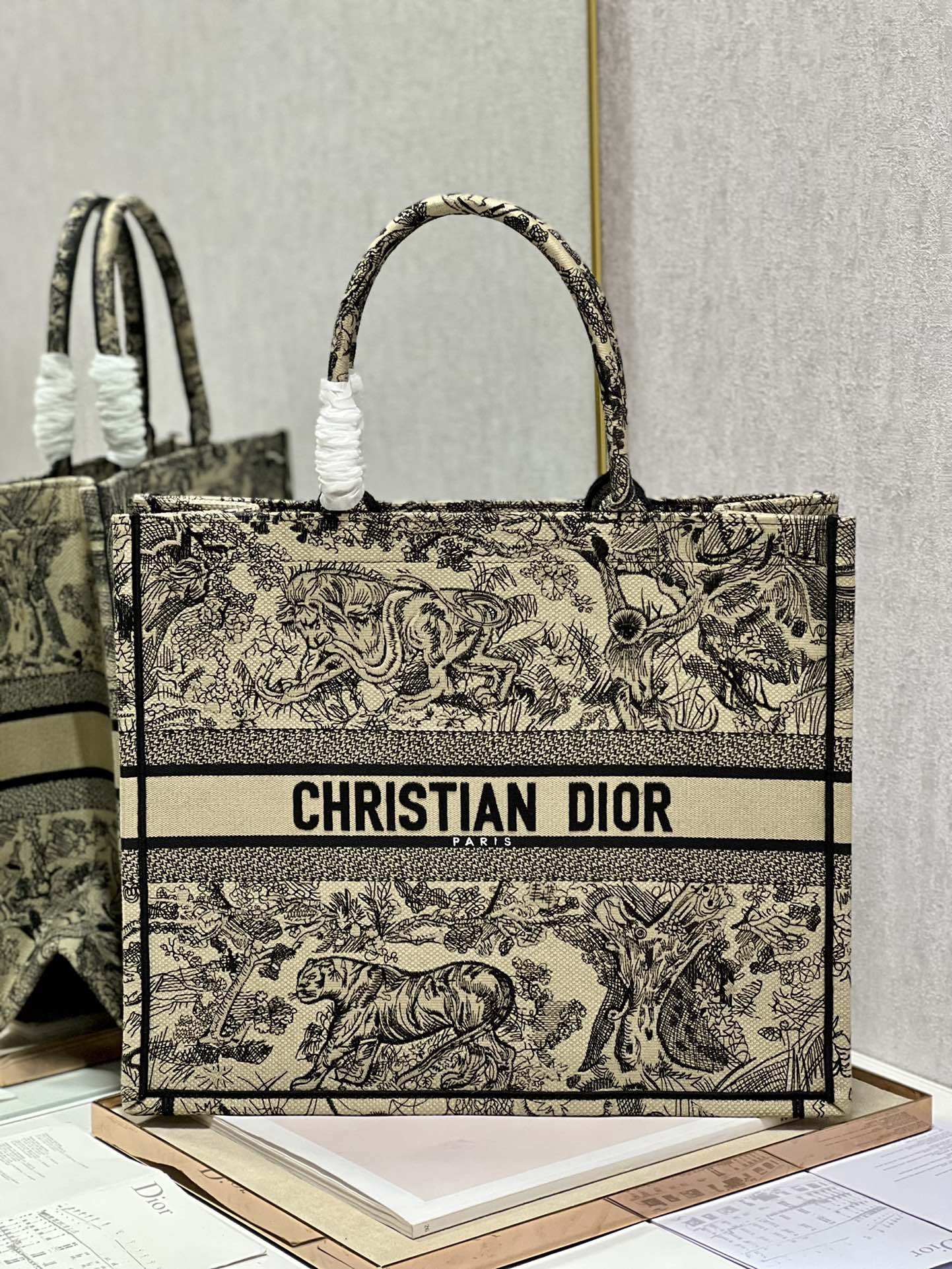 Large Dior Book Tote