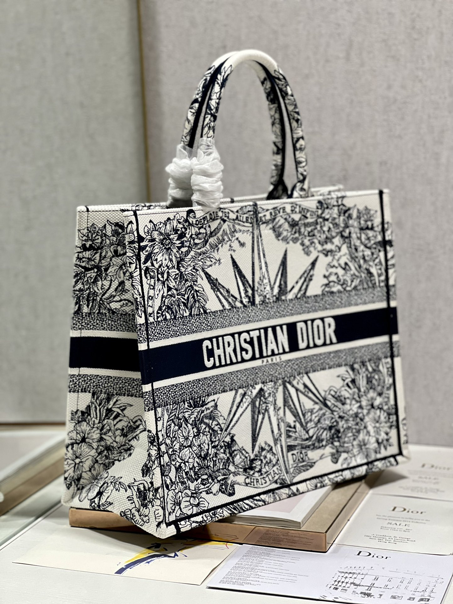 Large Dior Book Tote