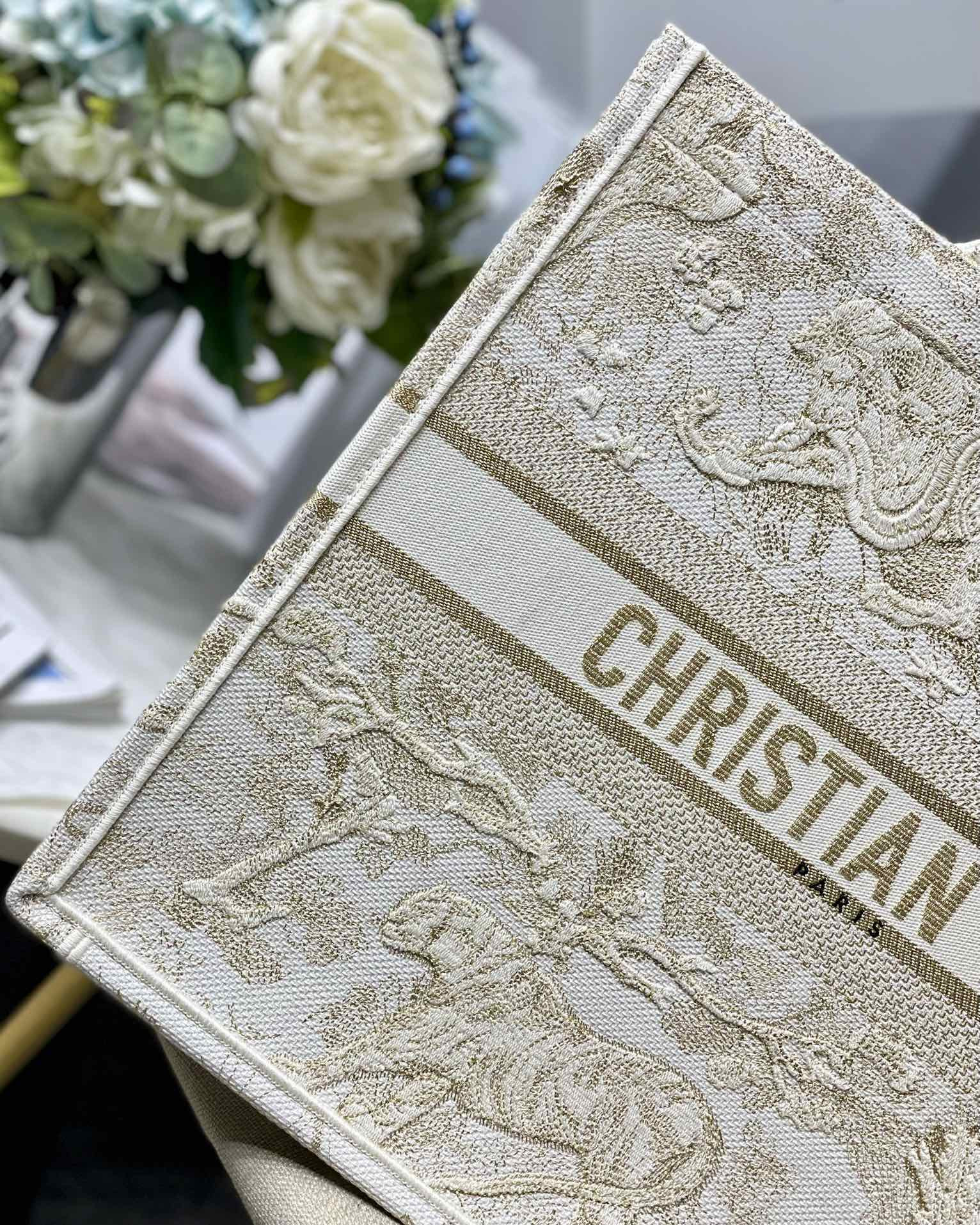 Large Dior Book Tote