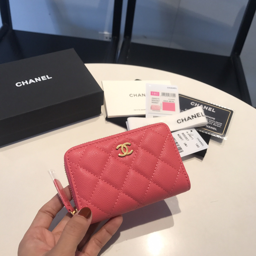 Chanle Zipped Wallet