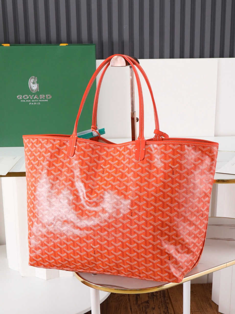 Goyard Saint Louis GM Bag Orange 34cm x 20cm x 40cm