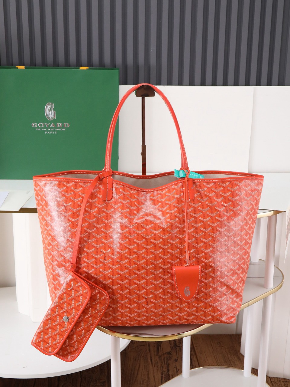 Goyard Saint Louis GM Bag Orange 34cm x 20cm x 40cm