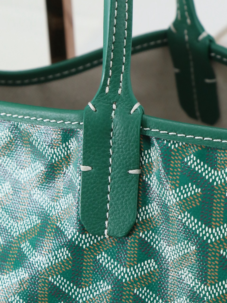 Goyard Saint Louis GM Bag Green 34cm x 20cm x 40cm