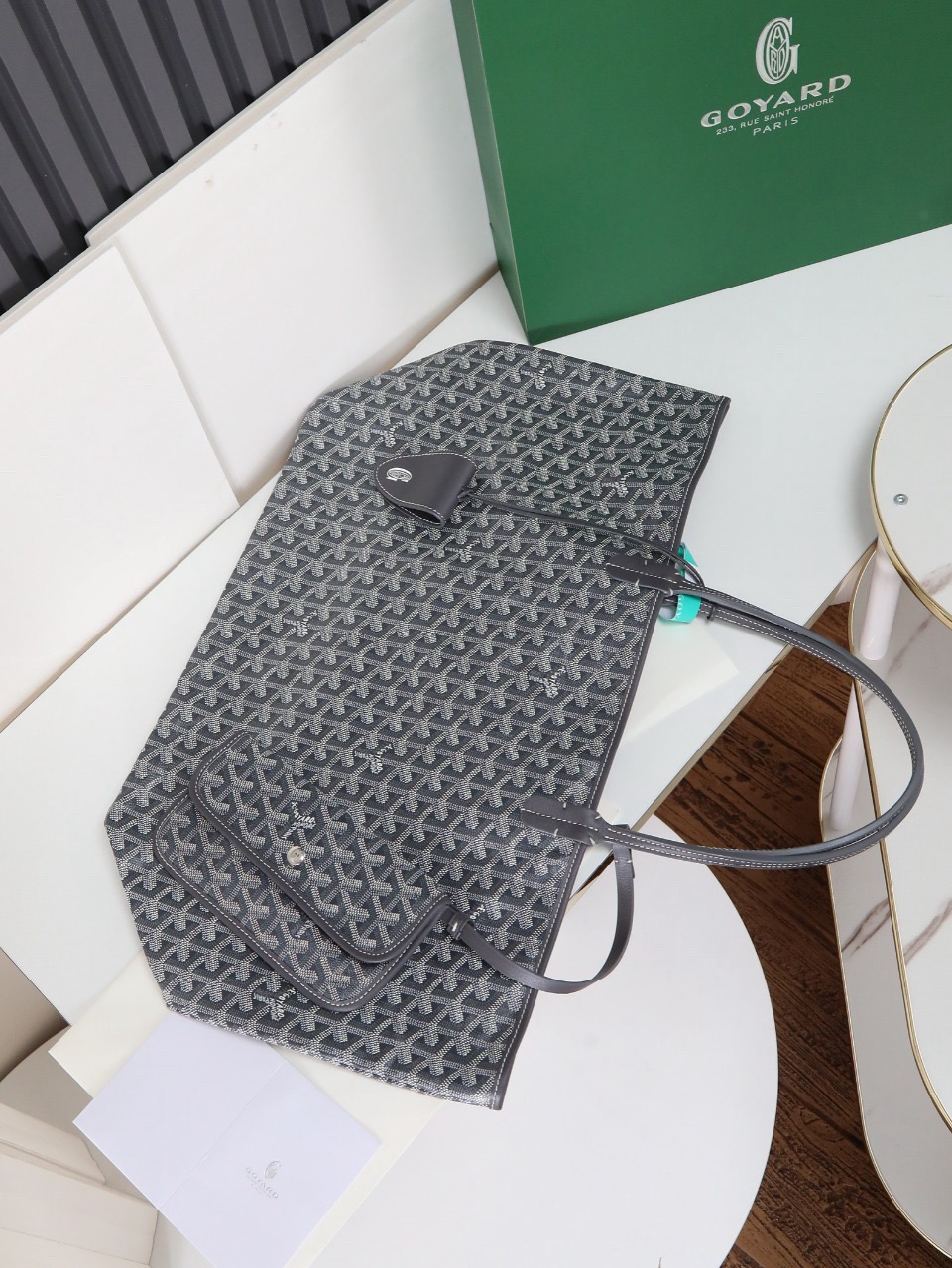 Goyard Saint Louis GM Bag Grey 34cm x 20cm x 40cm