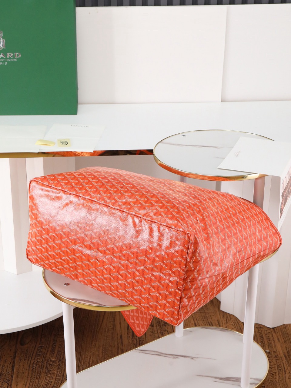 Goyard Saint Louis GM Bag Orange 34cm x 20cm x 40cm