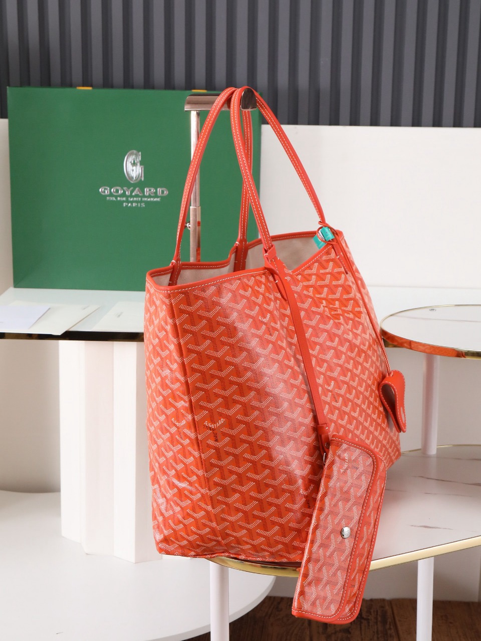 Goyard Saint Louis GM Bag Orange 34cm x 20cm x 40cm