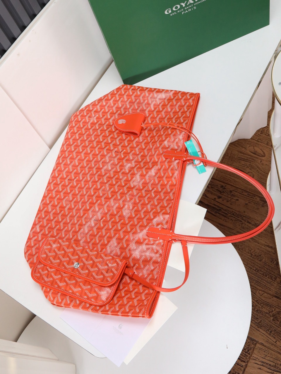 Goyard Saint Louis GM Bag Orange 34cm x 20cm x 40cm