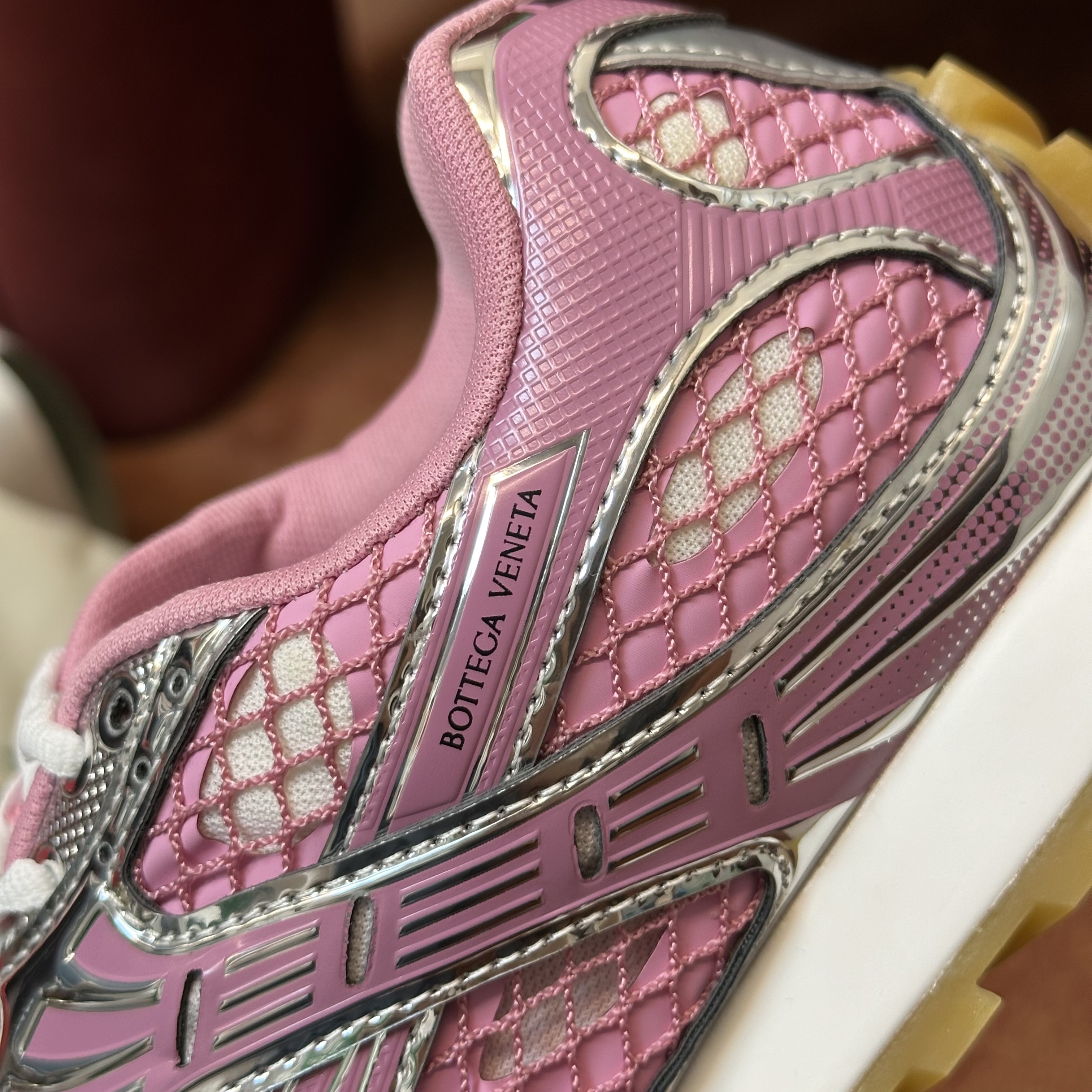 Bottega Veneta Orbit Sneaker Gloss/silver