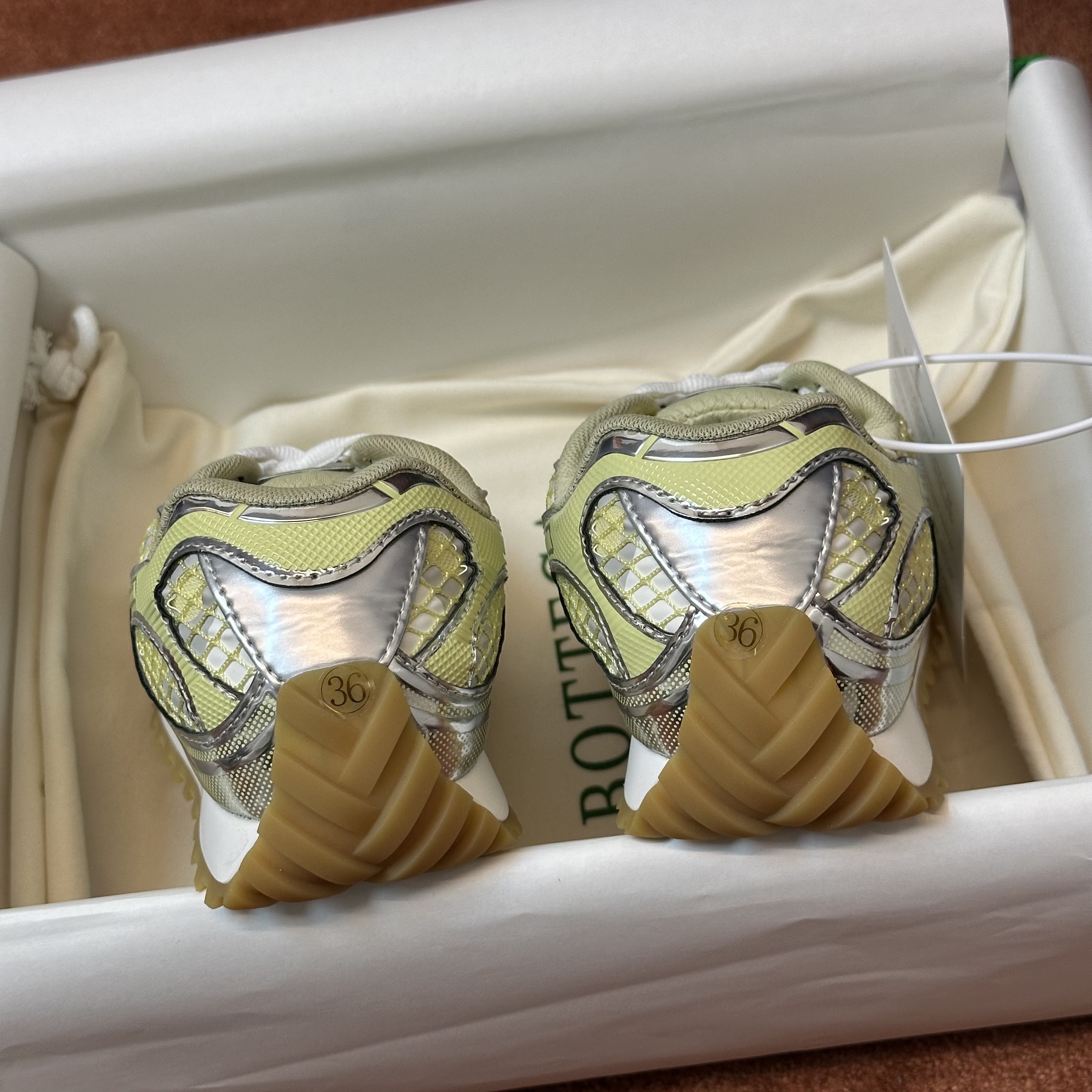 Bottega Veneta Orbit Sneaker Yellow