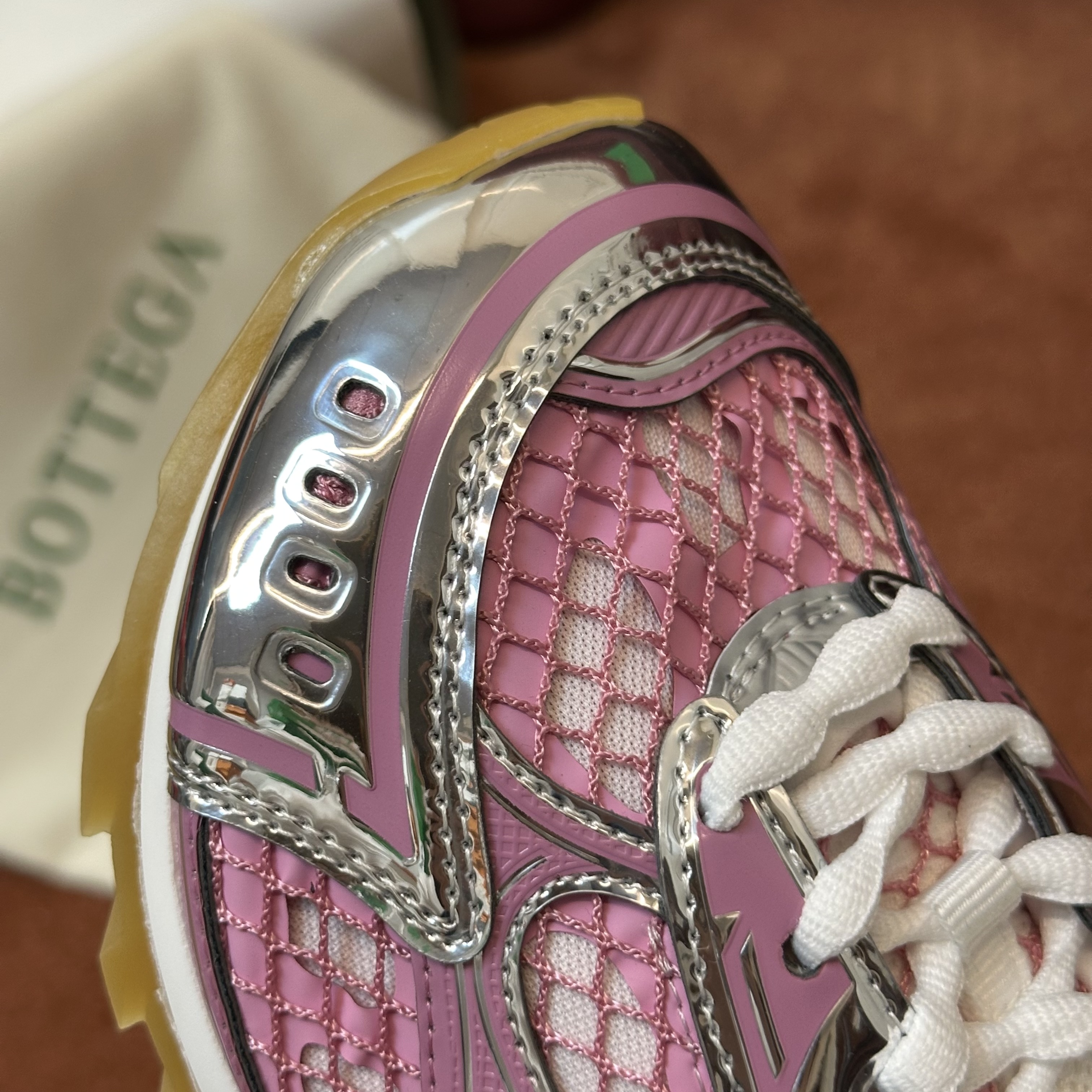 Bottega Veneta Orbit Sneaker Gloss/silver