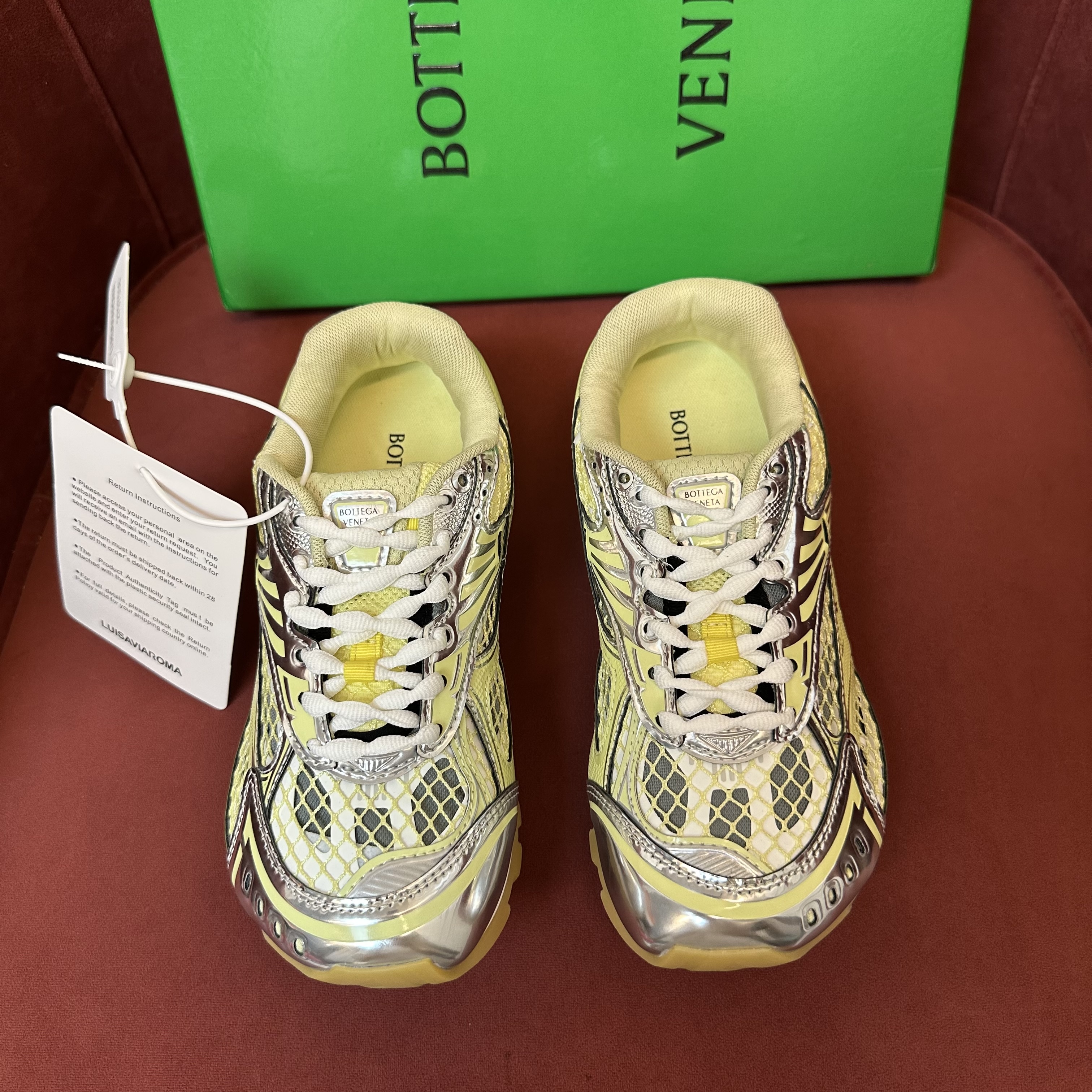 Bottega Veneta Orbit Sneaker Yellow