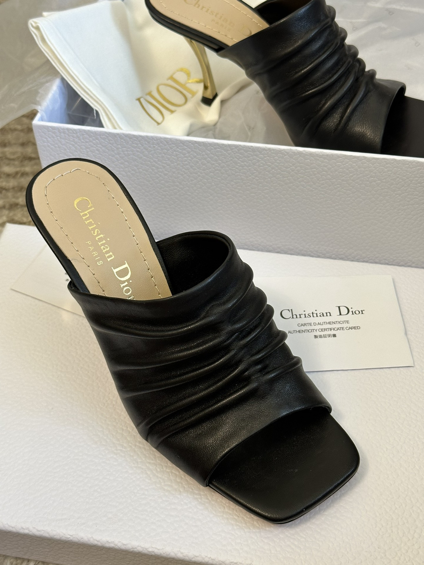 Dior Open Toe Pumps Slippers