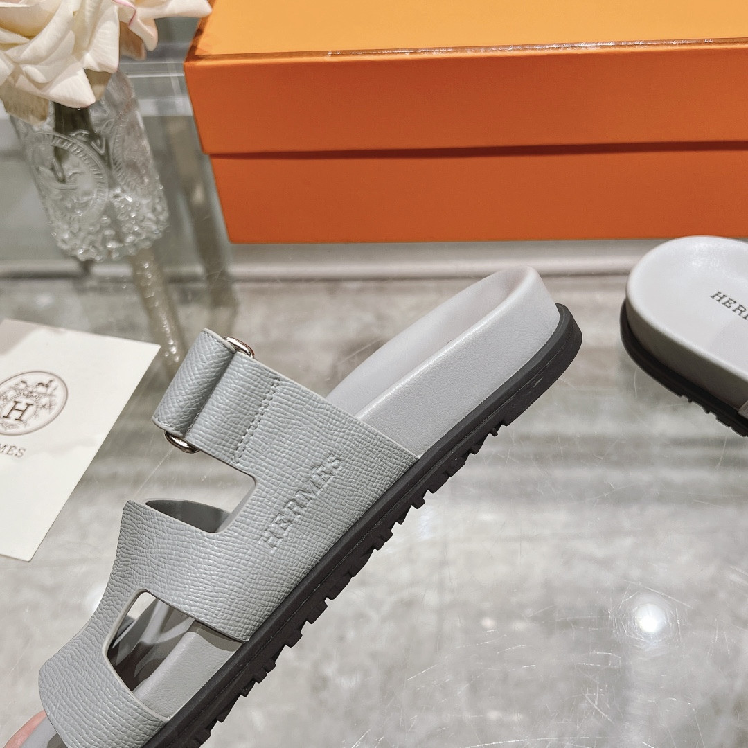 Hermes Chypre Slippers