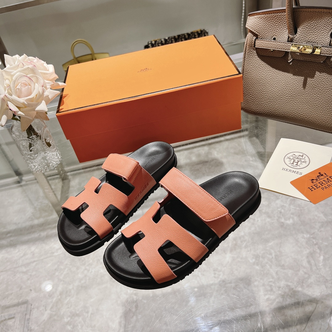 Hermes Chypre Slippers
