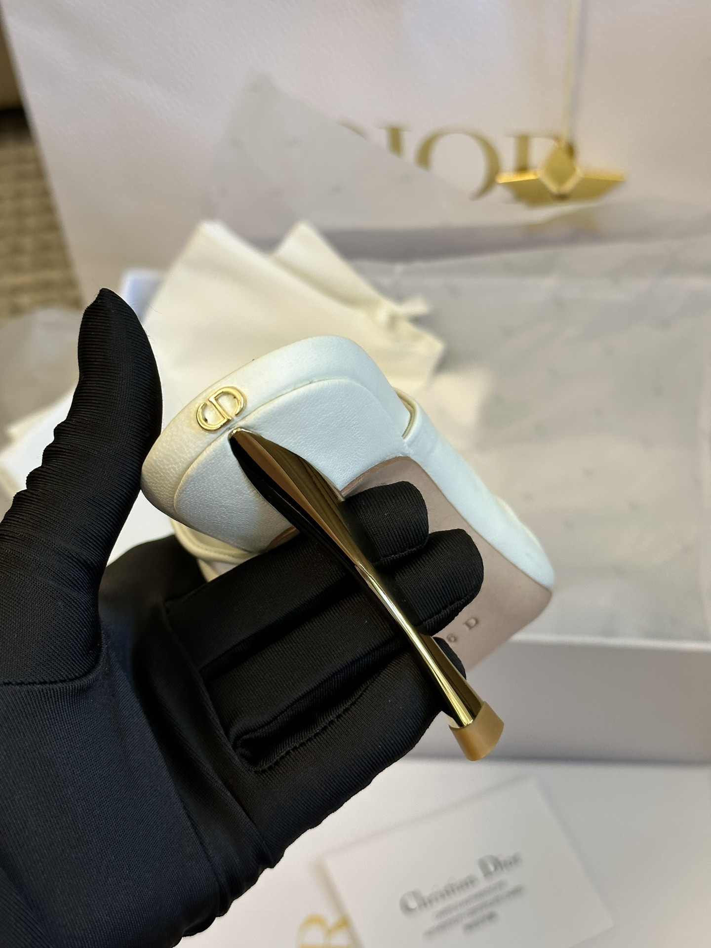 Dior Open Toe Pumps Slippers