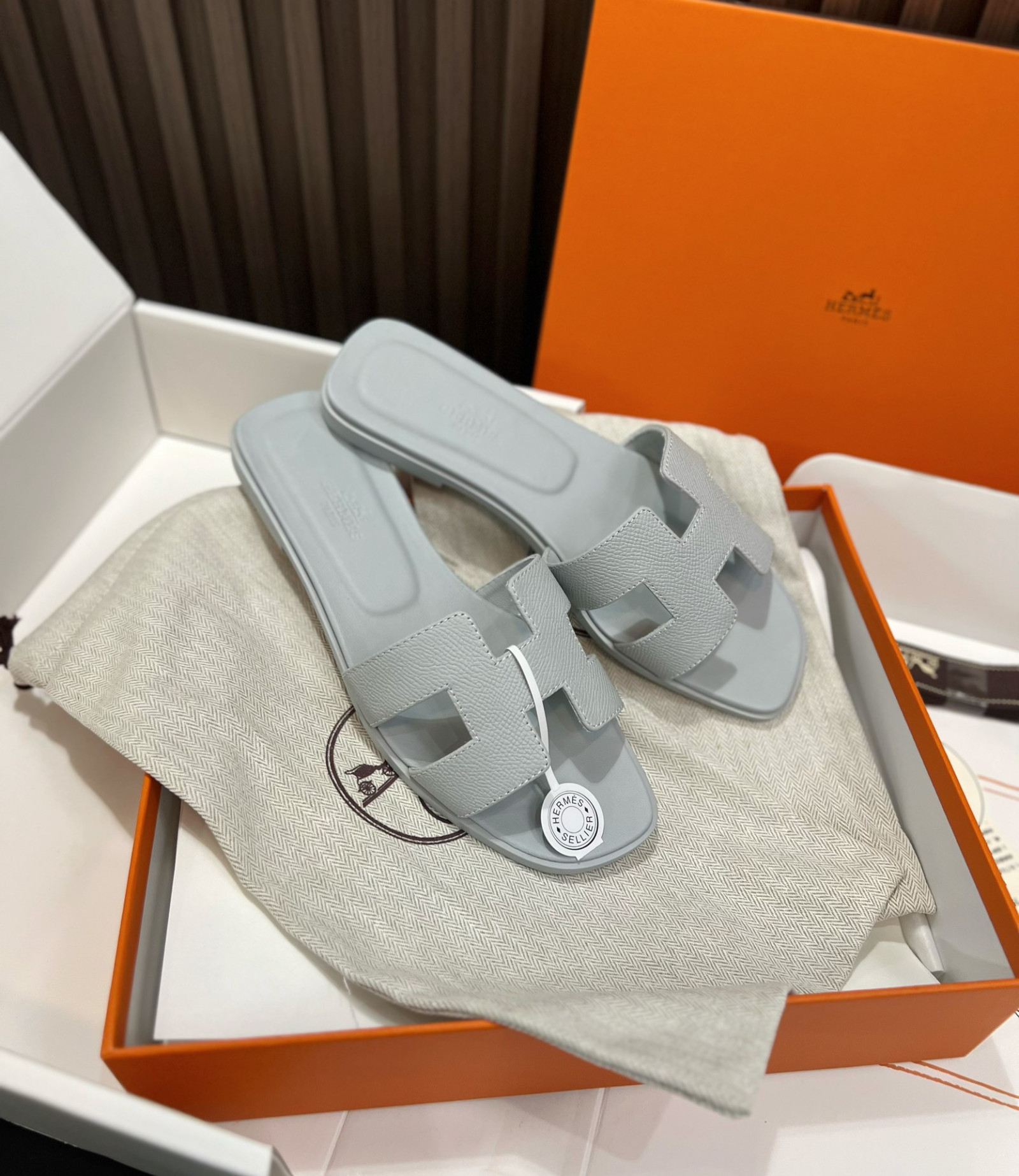 Hermes Oran Slippers