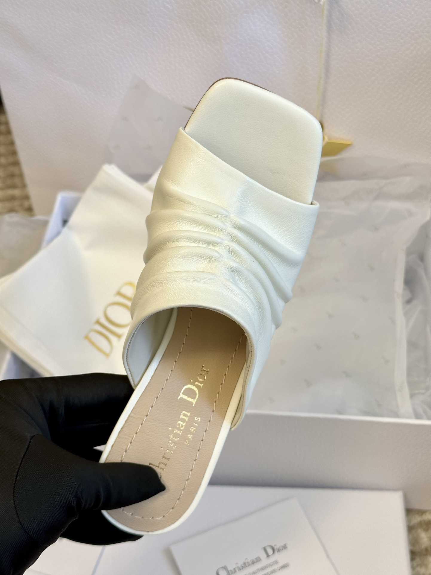 Dior Open Toe Pumps Slippers