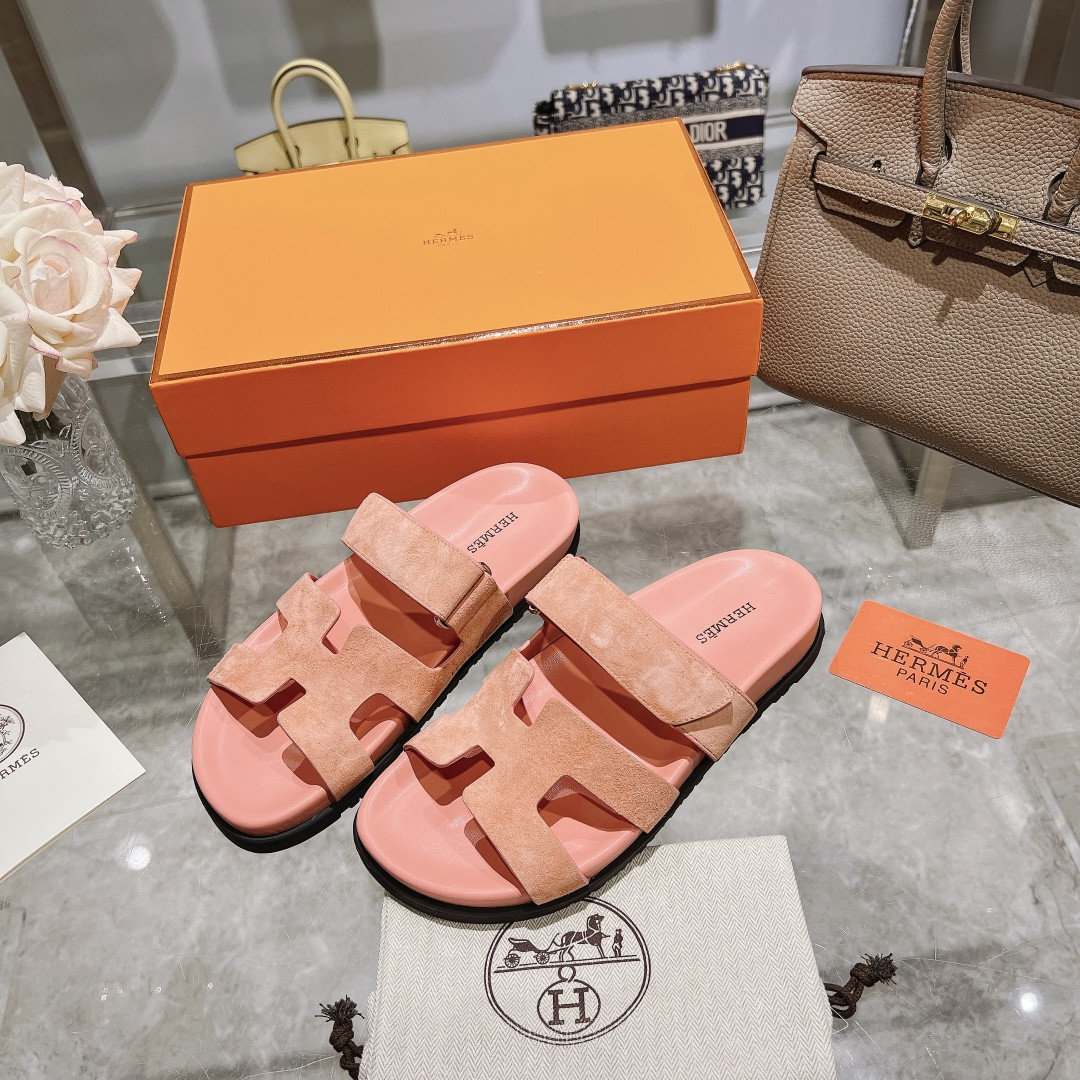 Hermes Chypre Slippers