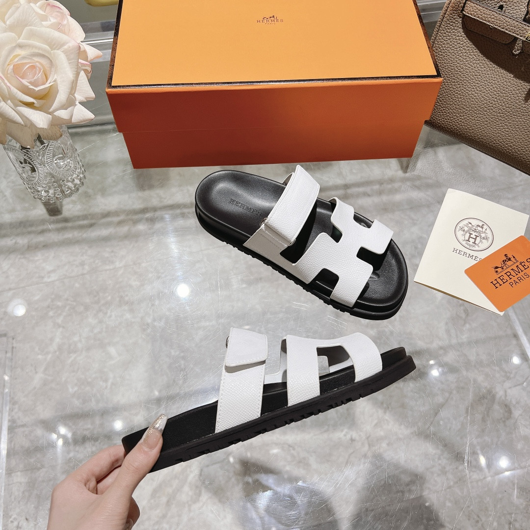 Hermes Chypre Slippers