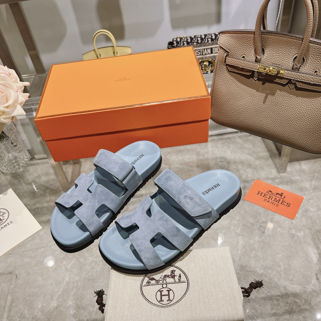 Hermes Chypre Slippers