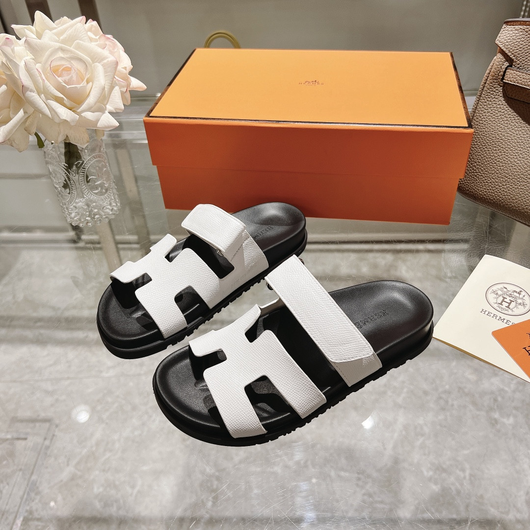 Hermes Chypre Slippers