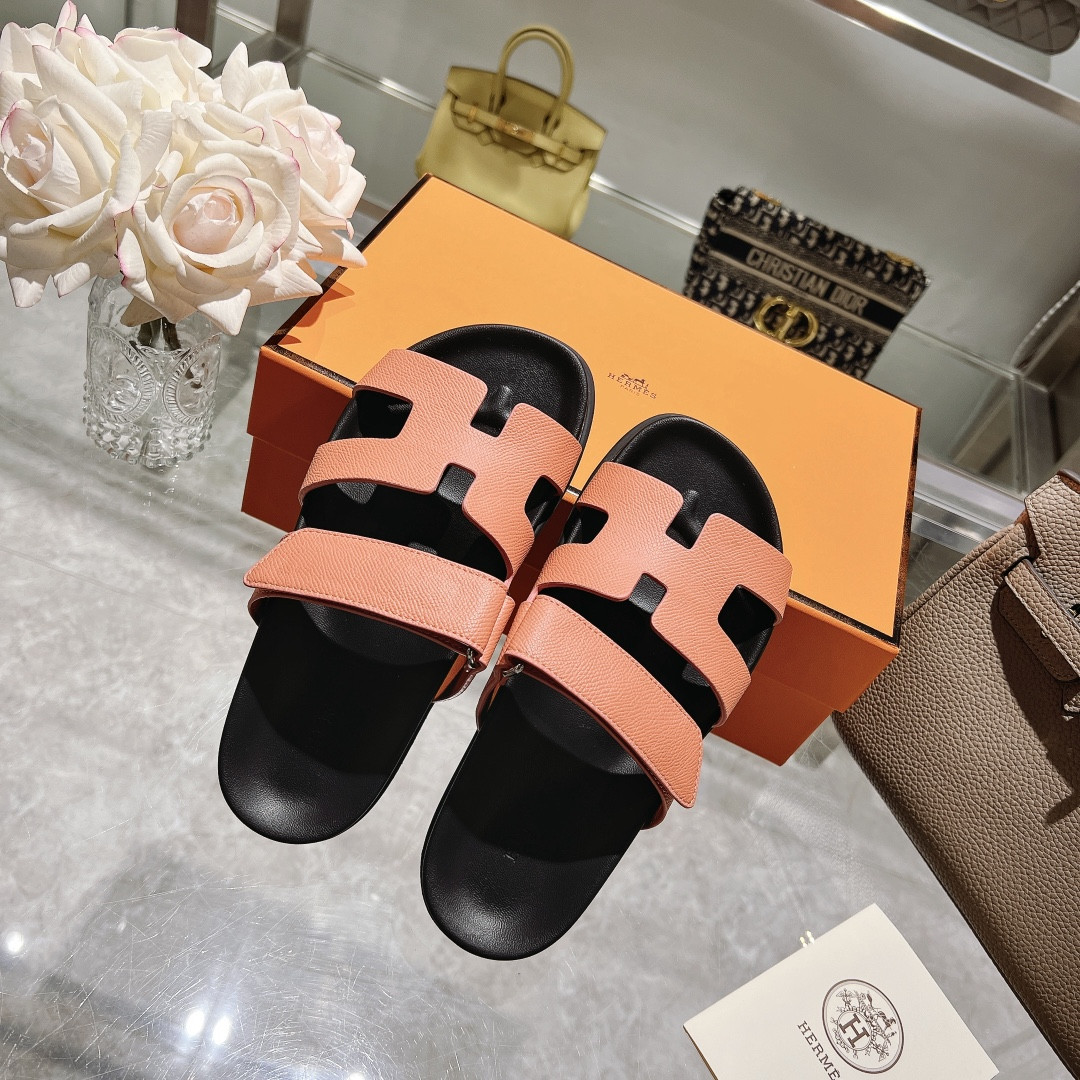 Hermes Chypre Slippers