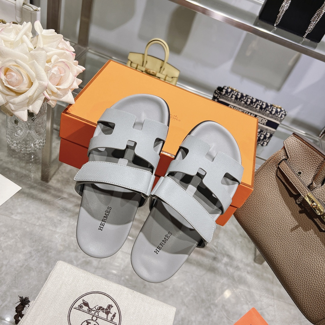 Hermes Chypre Slippers