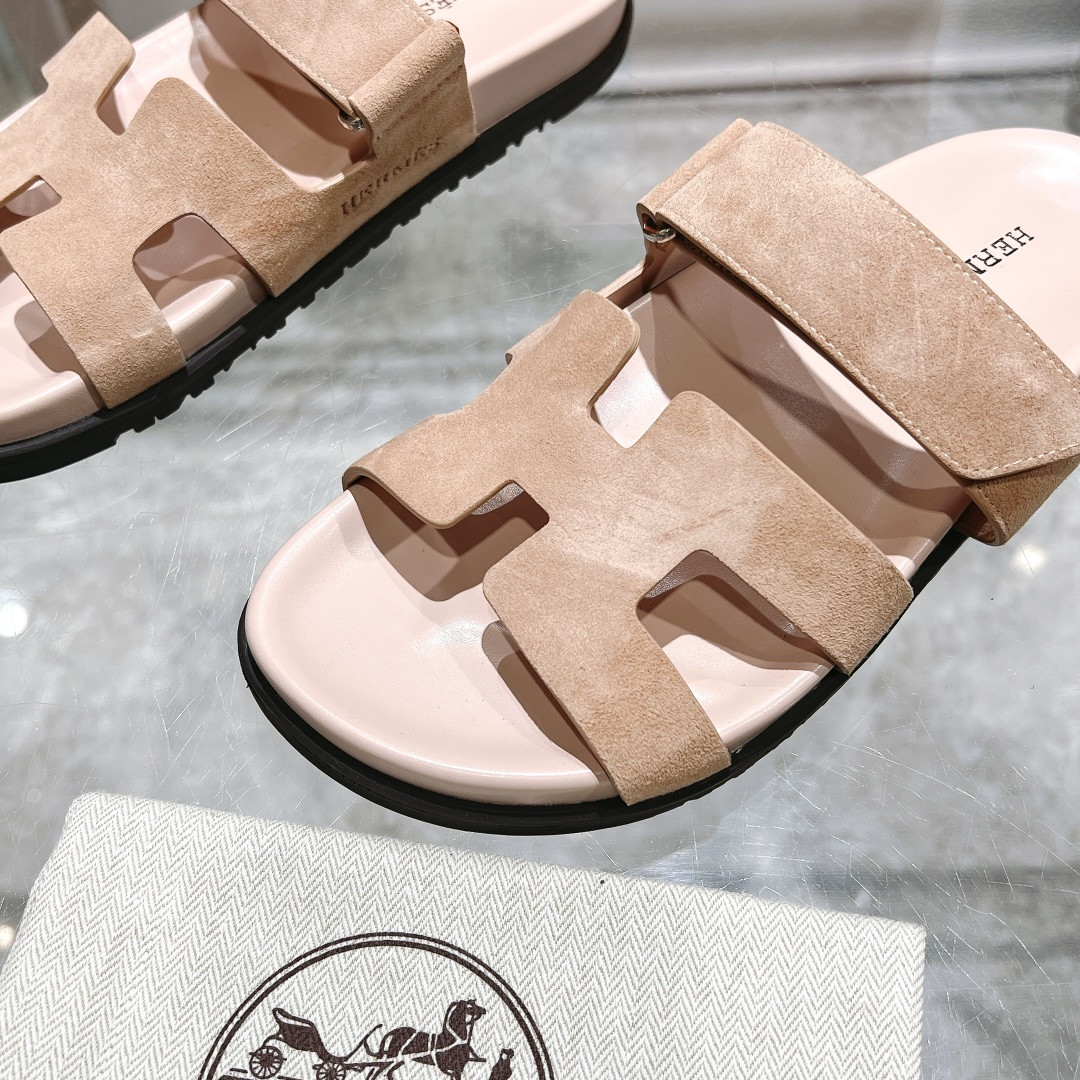 Hermes Chypre Slippers
