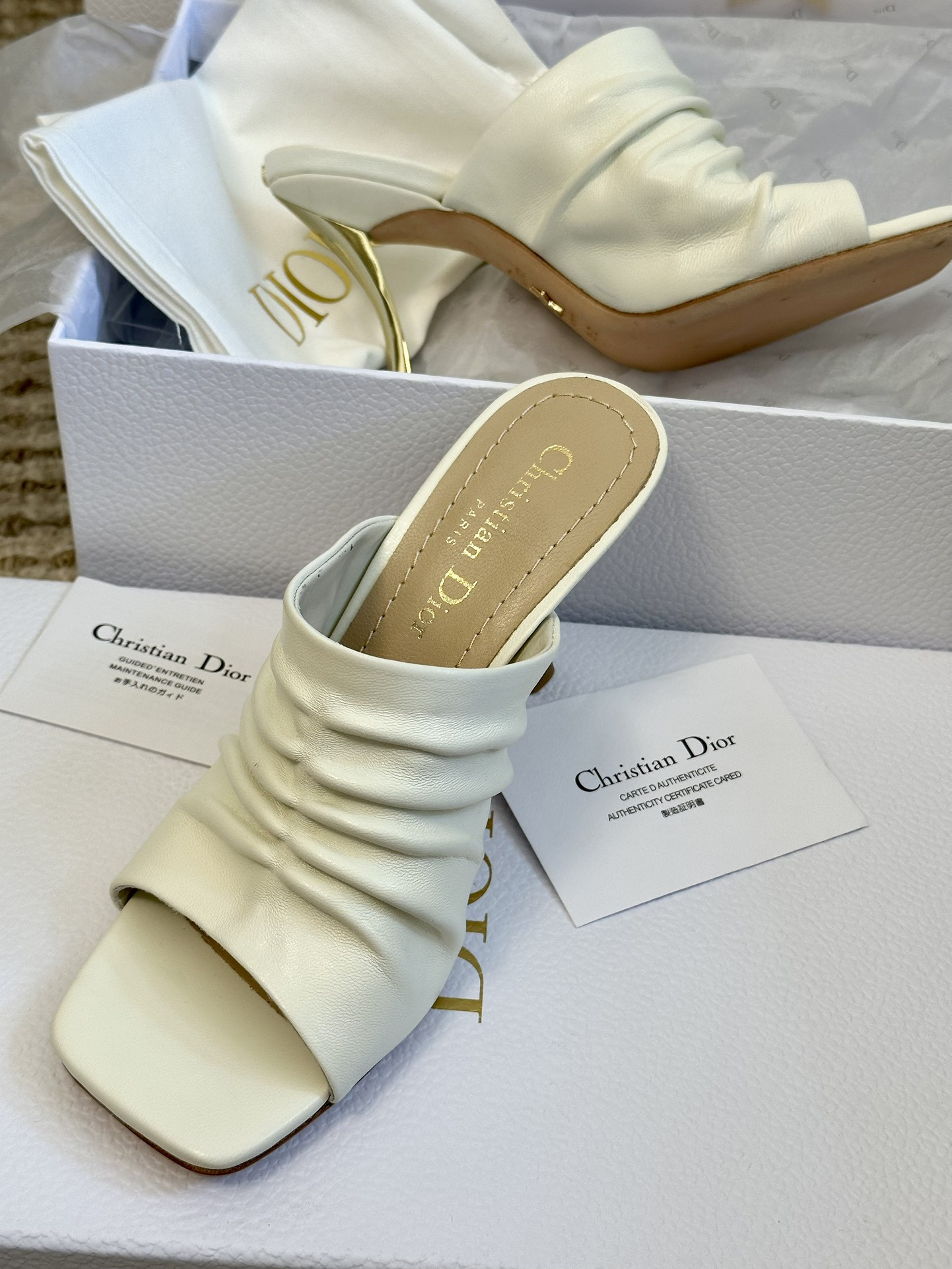 Dior Open Toe Pumps Slippers