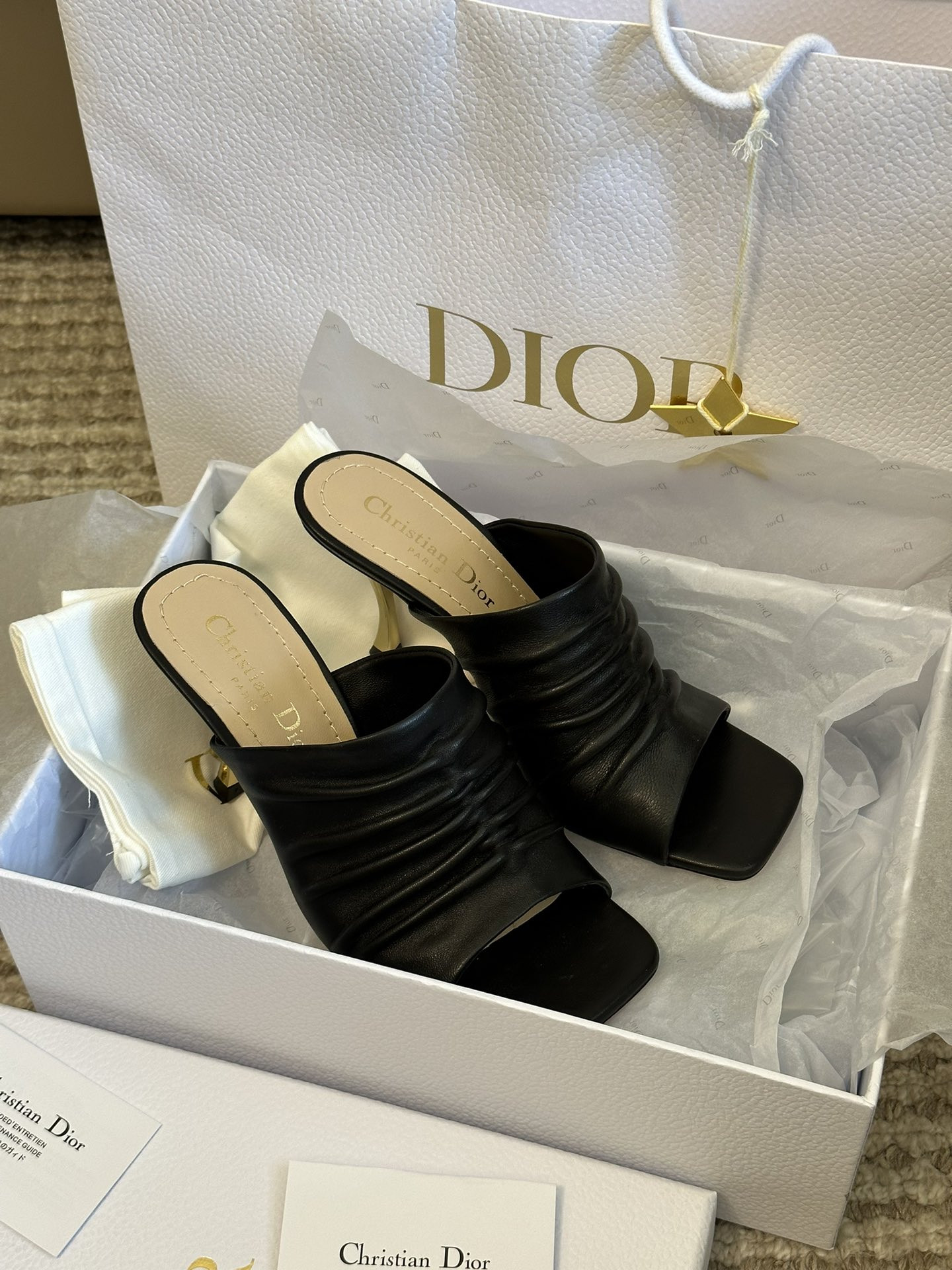 Dior Open Toe Pumps Slippers