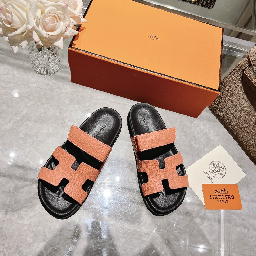 Hermes Chypre Slippers