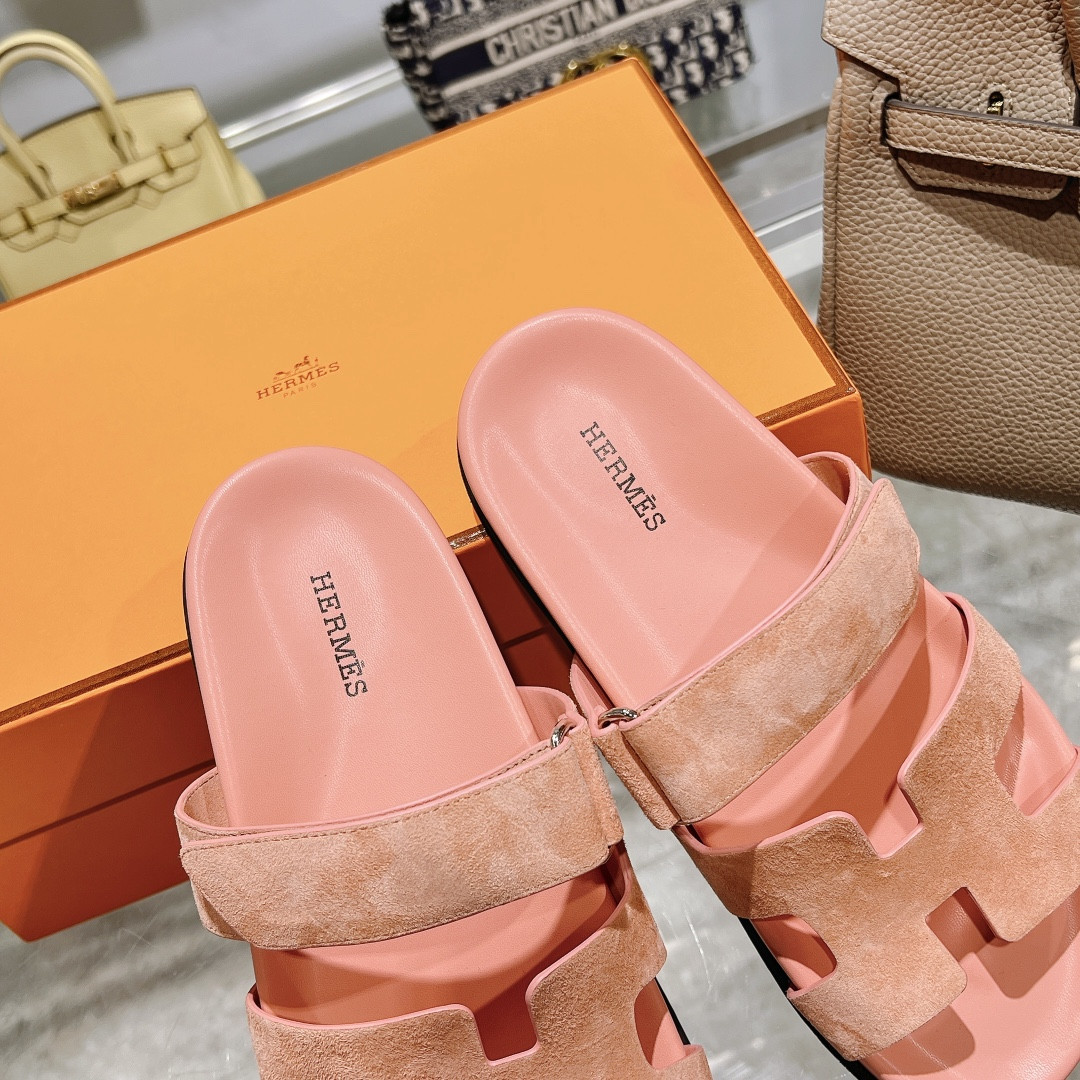 Hermes Chypre Slippers
