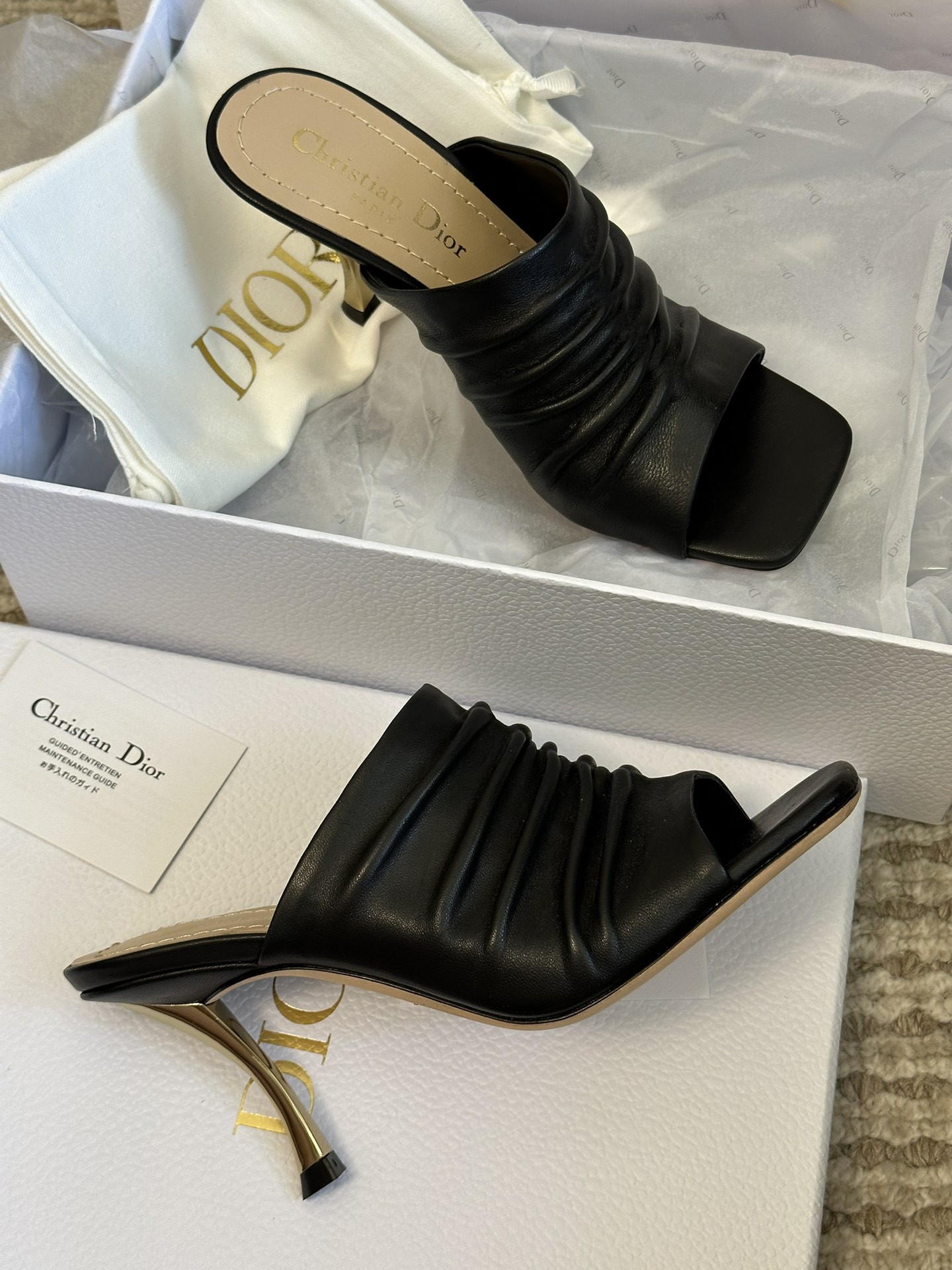 Dior Open Toe Pumps Slippers