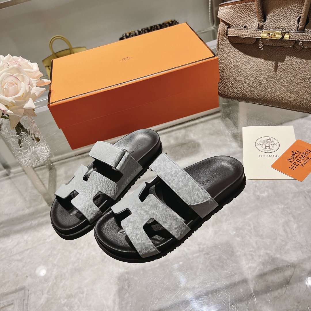 Hermes Chypre Slippers