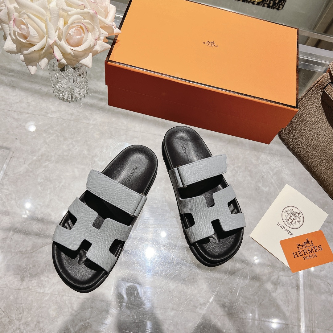 Hermes Chypre Slippers