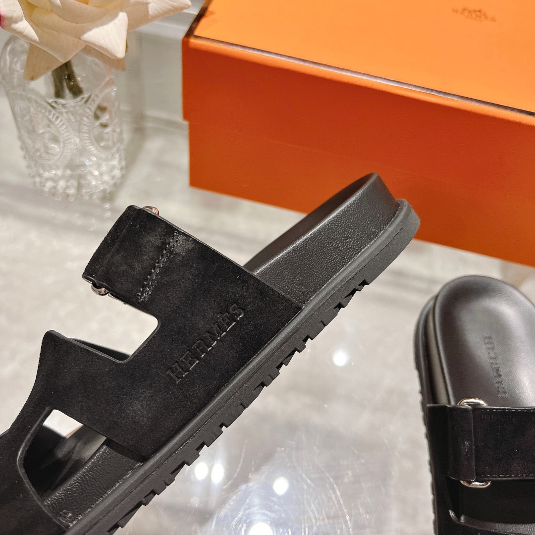 Hermes Chypre Slippers