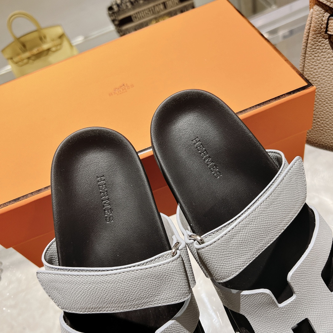 Hermes Chypre Slippers
