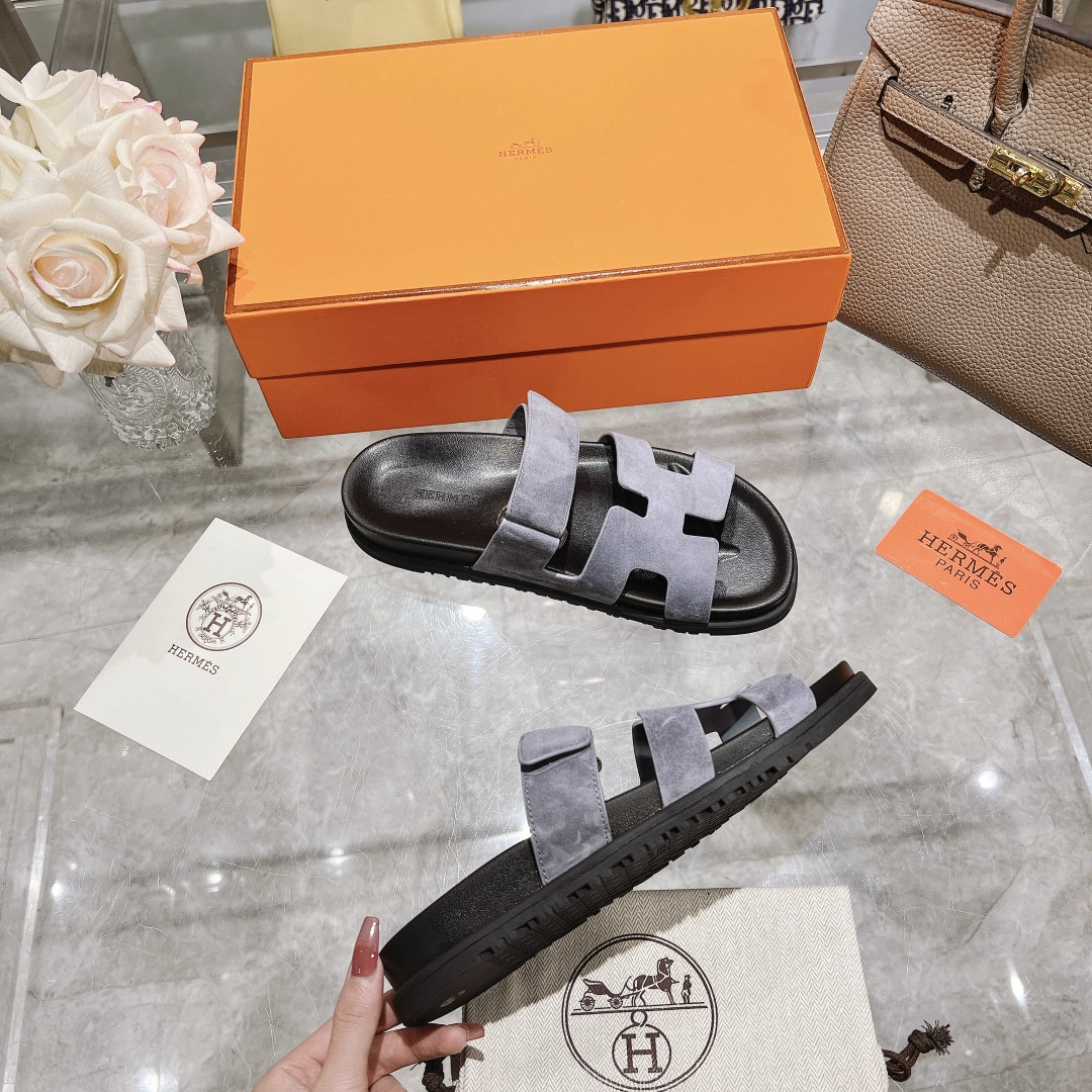Hermes Chypre Slippers