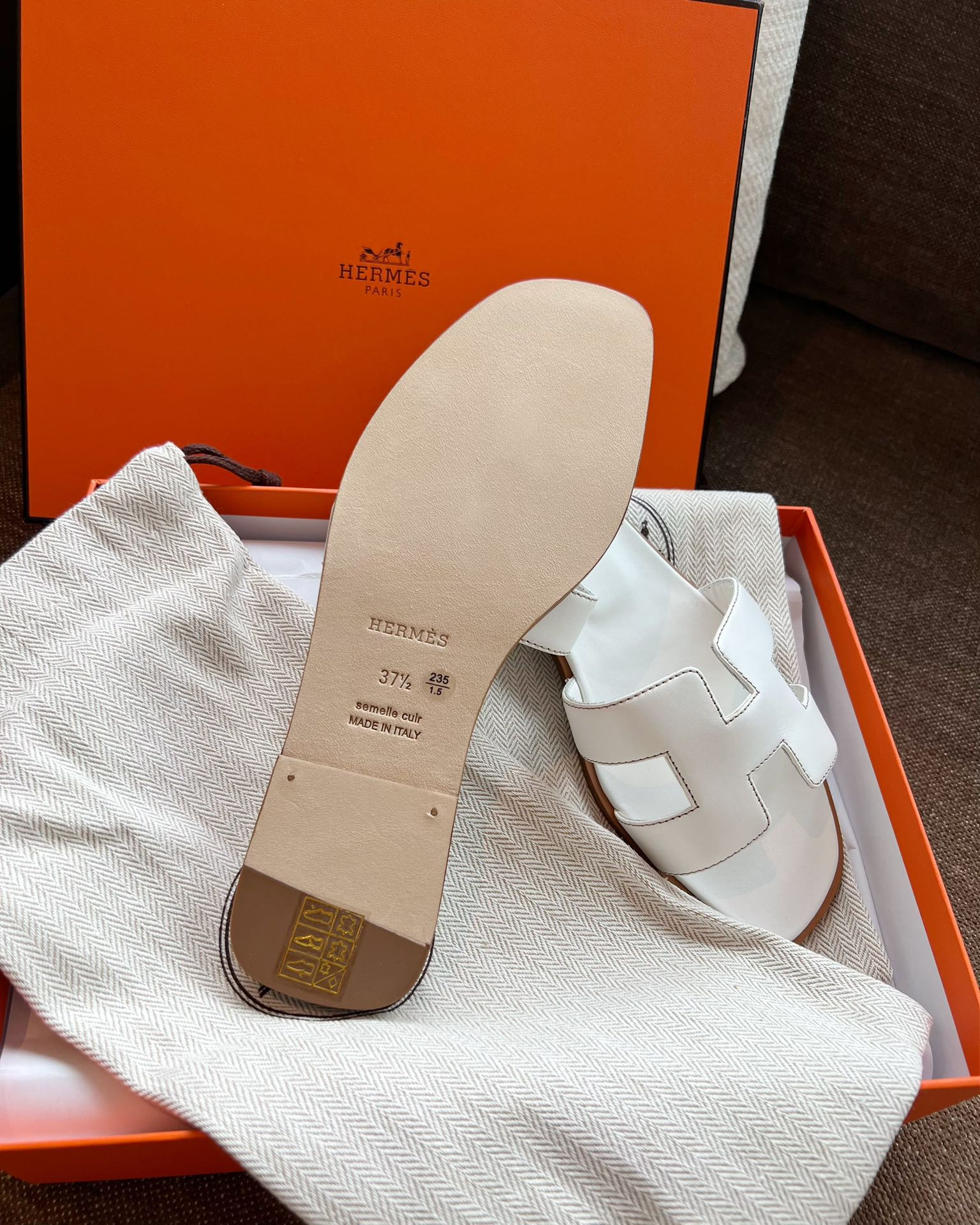 Hermes Oran Slippers