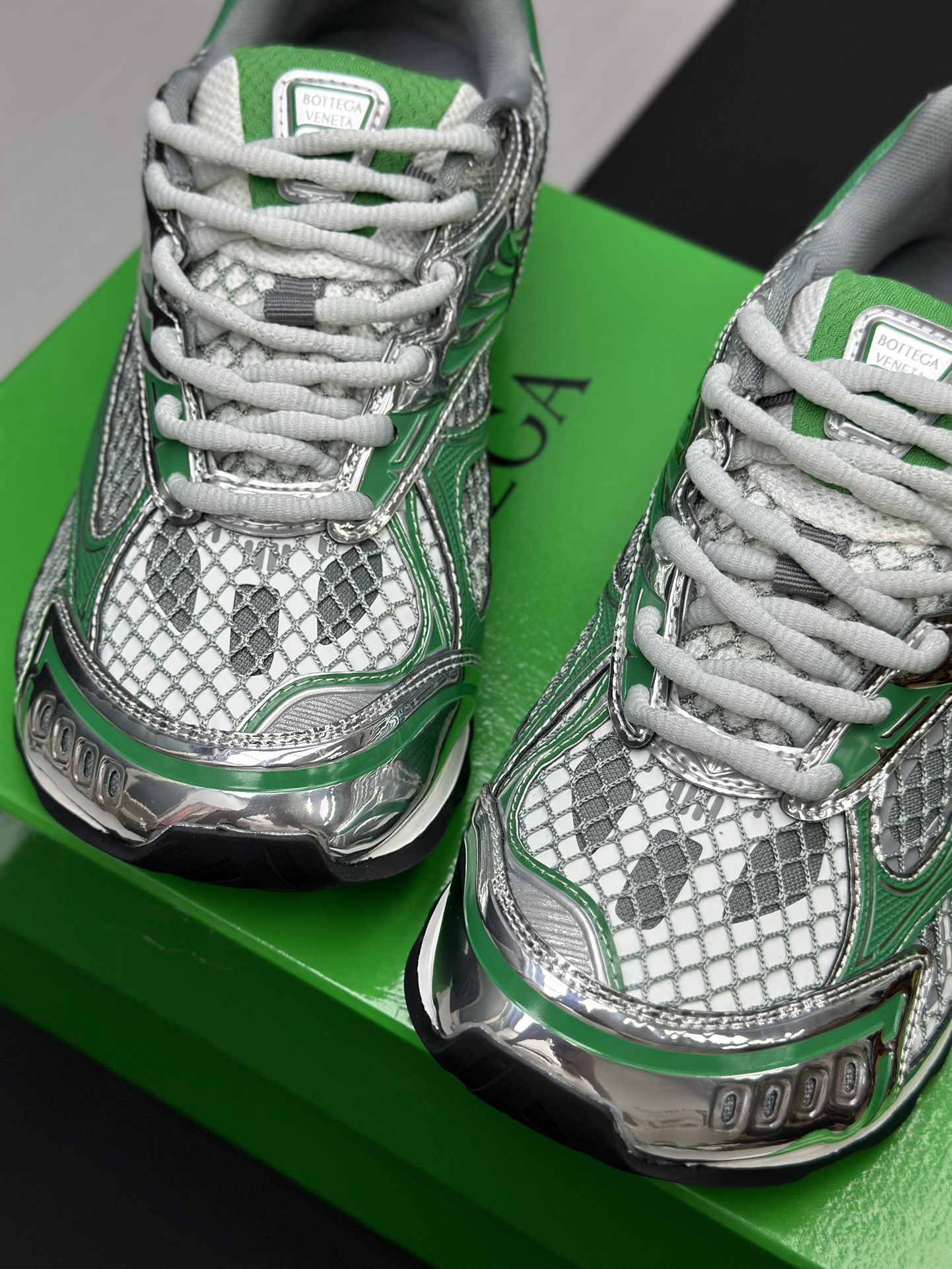 Bottega Veneta Orbit Sneaker Green